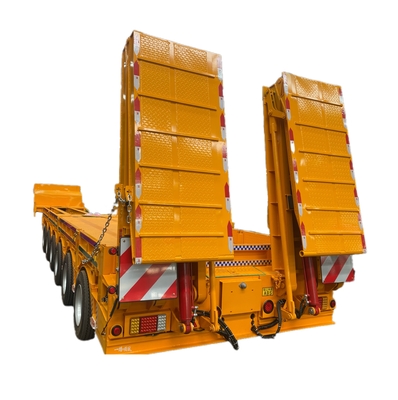 CIMC Latest Design Low Panel Flatbed Semi-Truck Trailer Cargo Lowbed Trailer (Το τελευταίο σχεδιασμό CIMC)