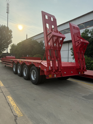 CIMC Factory Outlet Semi-Trailer Νέα κατάσταση Χάλυβα υλικό χαμηλό κρεβάτι 60 κοντέινερ Semi-Trailer