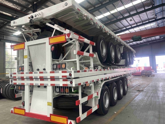CIMC 40 τόνων 60 τόνων 2/3 άξονας 20FT 40FT υπόστεγο εμπορευματοκιβωτίου χρησιμοποιημένο επίπεδο κρεβάτι γαϊδουράκος σκελετός φορτηγό επίπεδο ρυμουλκούμενο