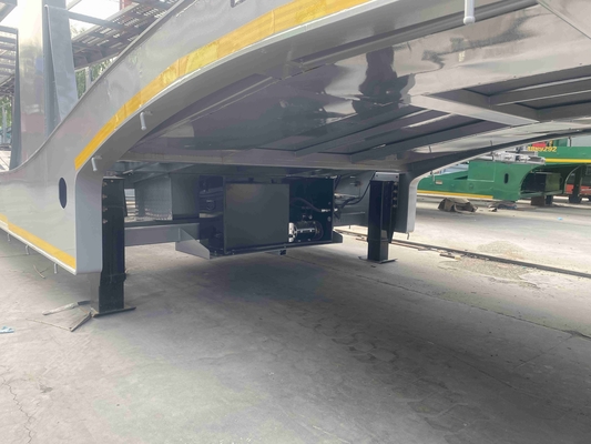 CIMC Factory Direct Good Service 2 Άξονας 8 Χερσαία οδική μεταφορά αυτοκινήτων ημιπροκατασκευή