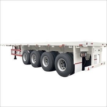 CIMC 40 45ft ατσάλι 4Axle σχεδιασμένο για τη μεταφορά βαρέων φορτίων υπερμεγέθους και εμπορευματοκιβωτίων