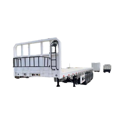 CIMC Heavy-Duty Fatbed Semi-Trailer: Σχεδιασμένο για σταθερή και αποτελεσματική μεταφορά υπερμεγέθους φορτίων και βαρέος εξοπλισμού