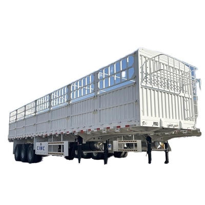 Υψηλής ποιότητας CIMC Truck China Top Trailer Fence Cargo Transport Trailers-For-Sale