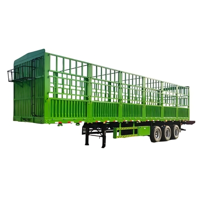 CIMC Factory Direct Fence Truck 3 Axle 40 Feet Sidewall Πολυτελές ημιπροσανατολισμό