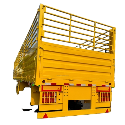 Η CIMC Great Material Factory Direct 3-axis Fence Truck Cargo Semi-trailer China Προμηθευτής άμεσες πωλήσεις Φράχτης ημι-τραίλερ