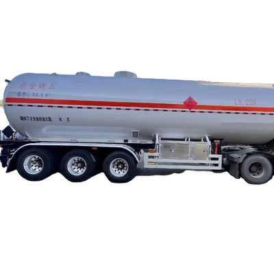 CIMC 3 / 4 Άξονες υγρό αζώτο φυσικό αέριο Lpg Τανκέρ φορτηγό και ημιτελόνι Προπάνιο Μεταφορά οδικού δεξαμενόπλοιου