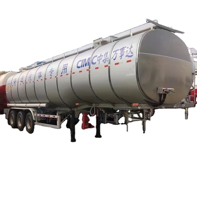 CIMC 3 άξονα σίδηρο S30408 11450*2500*3900mm συνολική μάζα 40T μάζα καμπύλης 8200 χρήση EHA τρύπα άκρο 4,5mm πάχος συνηθισμένη δεξαμενή υγρού