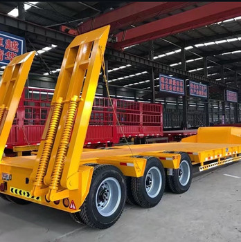 CIMC 3AXLES χαμηλό κρεβάτι ημιτελόνι για τη μεταφορά