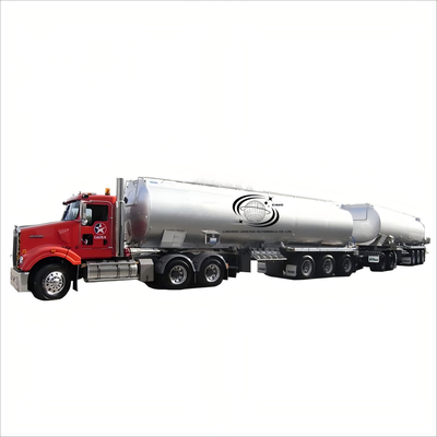 Προηγμένο B-Tank Fuel Tanker Semi-Trailer σχεδιασμένο για ασφαλή και αποτελεσματική μεταφορά υγρών με αυξημένη χωρητικότητα