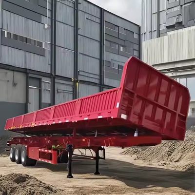 CIMC 40FT 3 άξονας Tare βάρος 8,5t βαρύς φόρτωσης Μηχανική ανάρτηση τοίχος πλευρική ανατροπή ημιπροωθητήρα