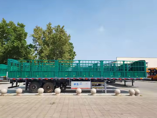 CIMC Factory Direct 3/4 Axles Μεταφορές Κατασκευαστικά υλικά Άλλα χύδη περιφράγματα φορτηγό ρυμουλκούμενο