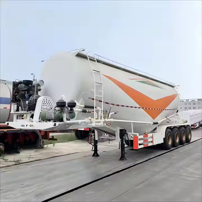CIMC 3 άξονες 30 τόνων μεταφορά από ανοξείδωτο χάλυβα σιτάρι αλεύρι άνθρακα σκόνη υλικά φορτηγό