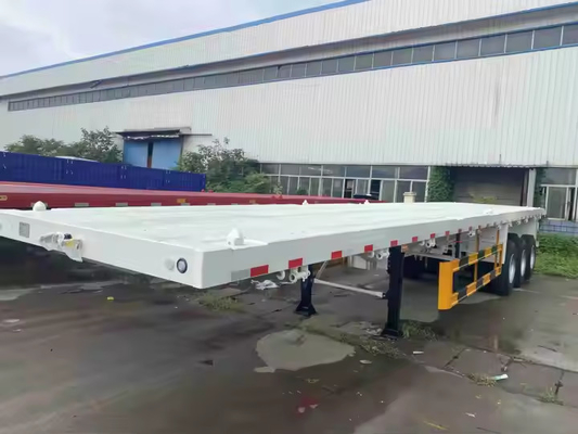 CIMC 40/45ft Steel 4Axle Υπερμεγέθης Κοντέινεριζόμενα φορτίο Επεκτάσιμα Flatbed Trailers
