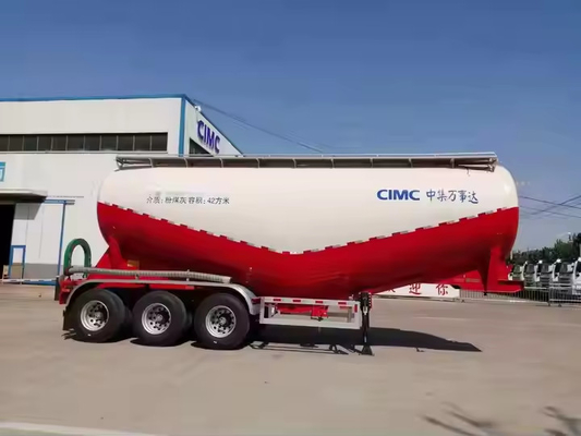 CIMC 3 άξονες 35cbms γεννήτης ντίζελ στεγνό μείγμα κονίαμα κονίαμα σκόνης δεξαμενή φορτίου ημιπροωθητήρα