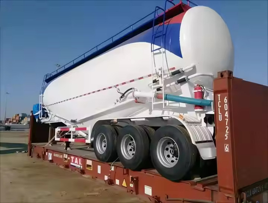 3 Άξονας 40T Μεταφορές Τσιμέντο PVC σωματίδια ιπτάμενες στάχτες Σκωροειδή υλικά Τσιμέντο δεξαμενή ημιπροωθητήρα