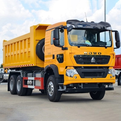 Το Howo Brand 6x4 Dump Truck 375 ίππων χειροκίνητη μετάδοση Ντίζελ καύσιμο Νέα κατάσταση για την κατασκευή στην Αφρική