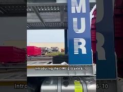 Μεταφορές αυτοκινήτων Ημιπρόσεκτο οχήμα Μεταφορές διπλού επιπέδου με εναέρια ανάρτηση